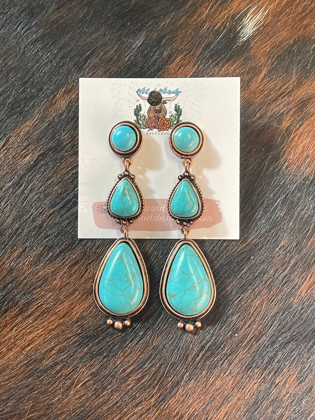Janelle Earrings (Turquoise)