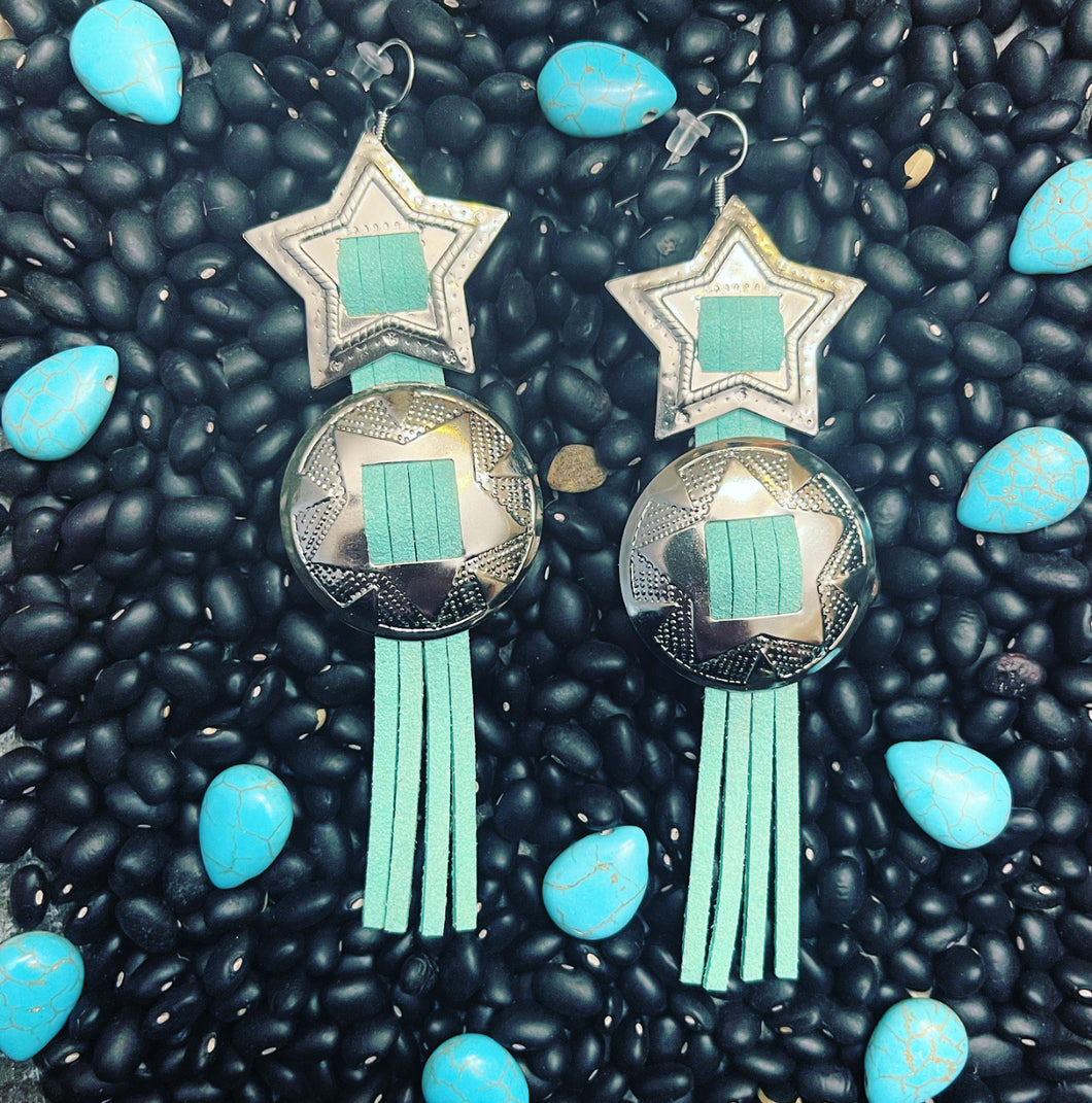 Star Concho Earrings
