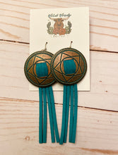 Load image into Gallery viewer, Round Single Concho Earrings
