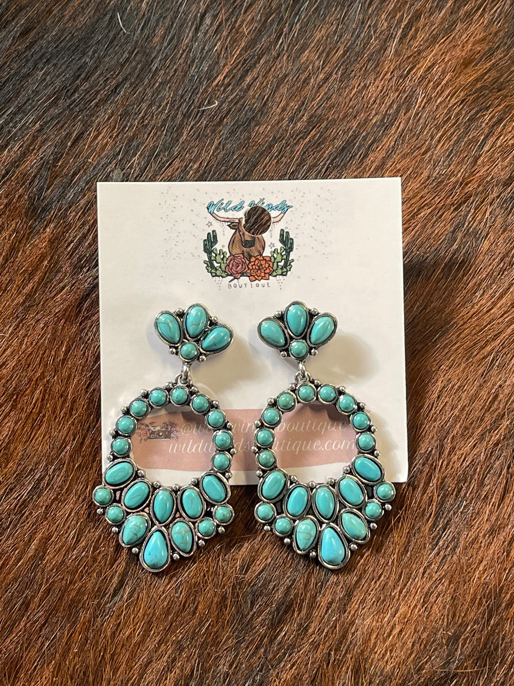 Laurelle Earrings (Turquoise)