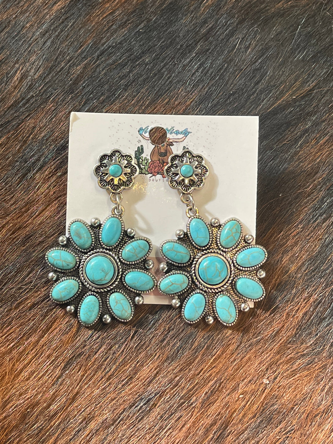 Abigail Earrings (Turquoise)